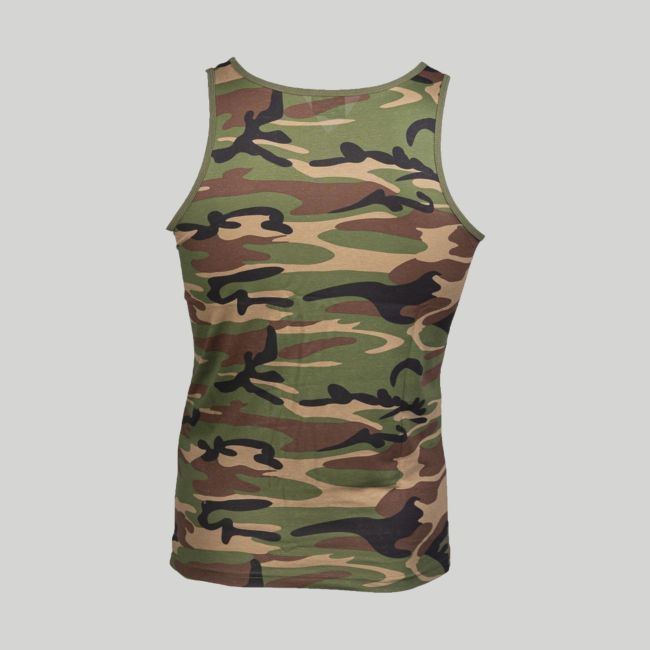 Canotta in cotone - Woodland - Mil-Tec