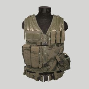 Chaleco USMC con cinturón - Verde Oliva - Mil-Tec