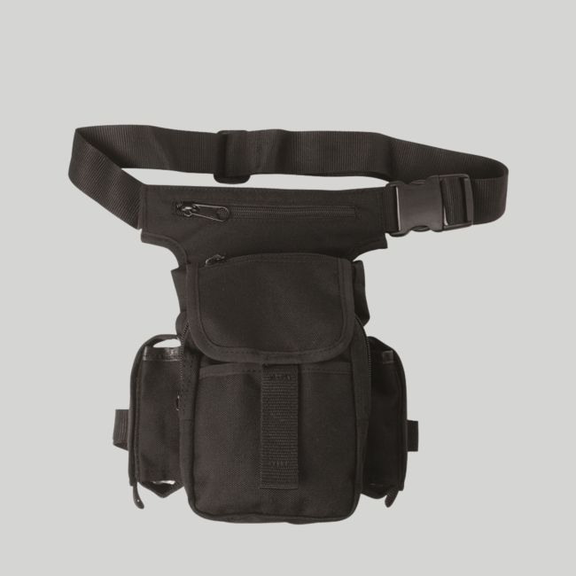Gürteltasche/Beintasche/Schultertasche Multi - Schwarz - Mil-Tec