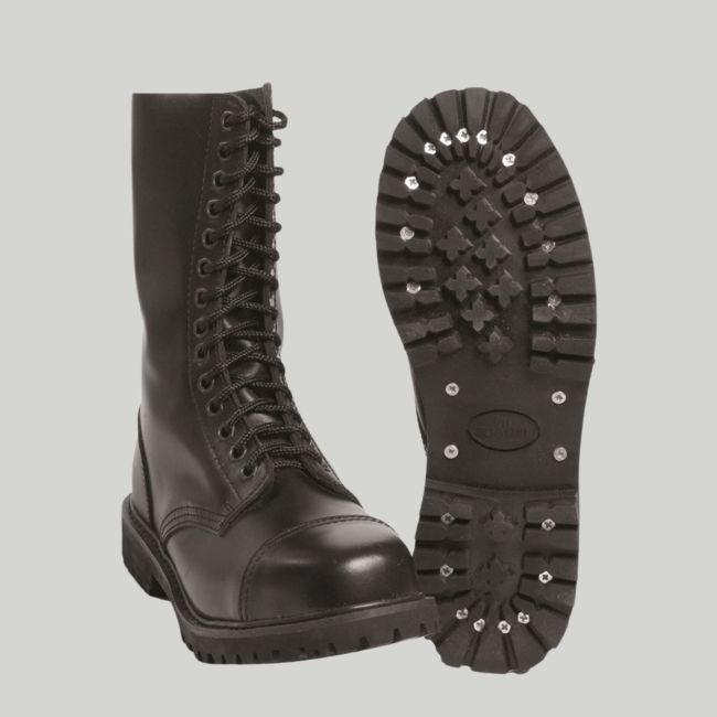 Ranger-Stiefel 14 Ösen Invader - Schwarz - Mil-Tec