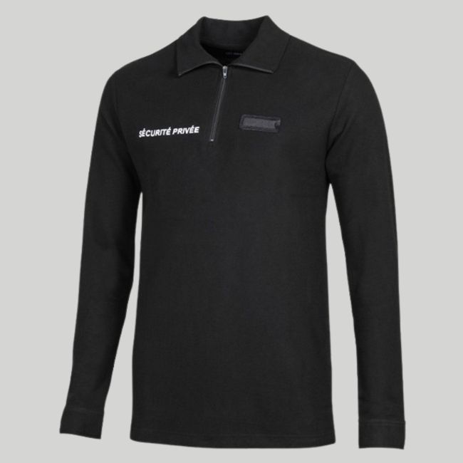 Camisa F1 manga larga Seguridad Privada - Negro - CityGuard
