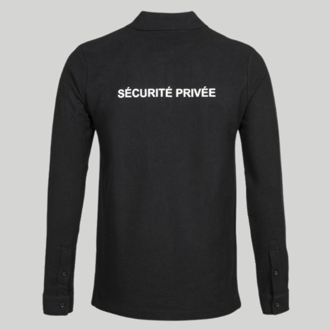 Camisa F1 manga larga Seguridad Privada - Negro - CityGuard