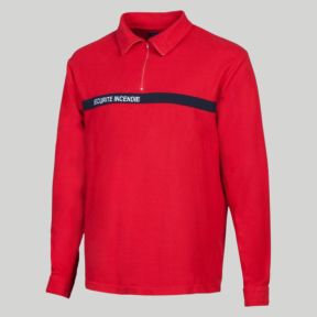 F1 overhemd met lange mouwen Brandveiligheid - Rood - CityGuard