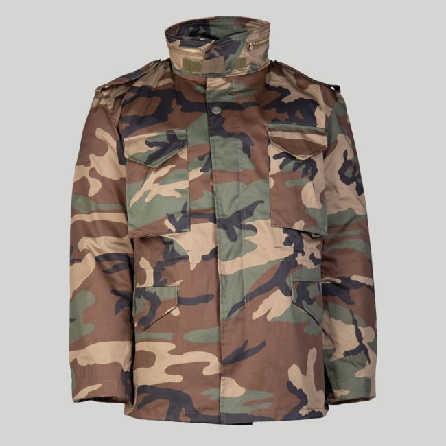US M65 Jacke mit Futter - Woodland - Mil-Tec