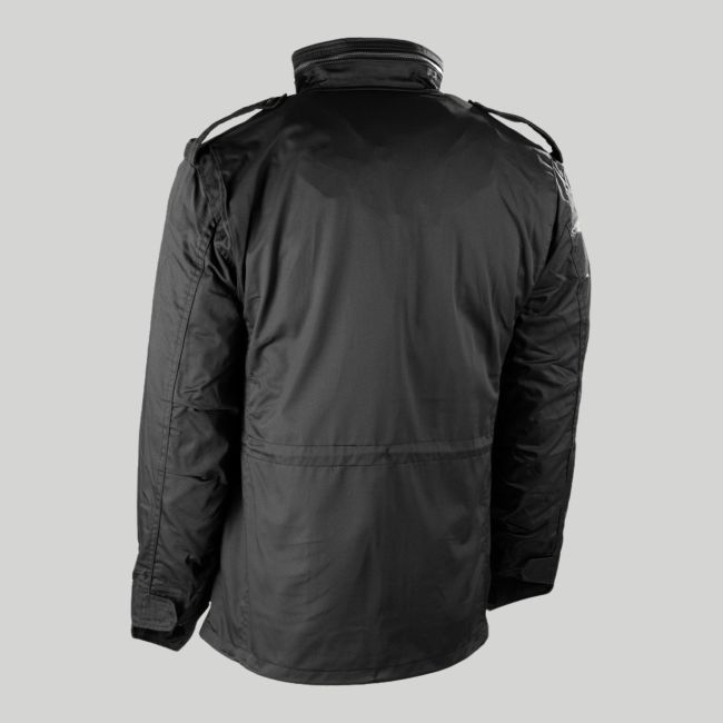 US M65 Jacke mit Futter - Schwarz - Mil-Tec