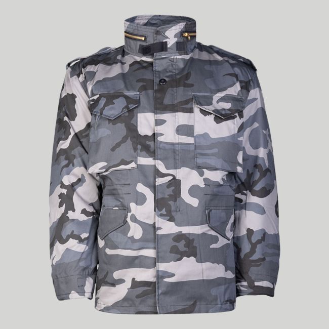 US M65 jas met voering - Donkere Camo - Mil-Tec