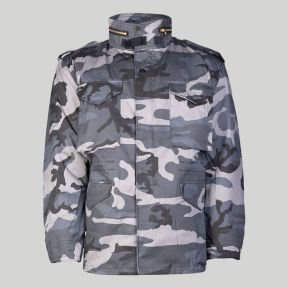 Kurtka US M65 z podszewką - Ciemne Camo - Mil-Tec