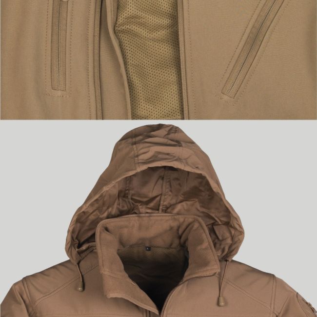 Giacca softshell SCU14 - Coyote Scuro - Mil-Tec