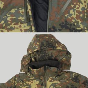 Veste softshell SCU14 - Camo BW - Mil-Tec