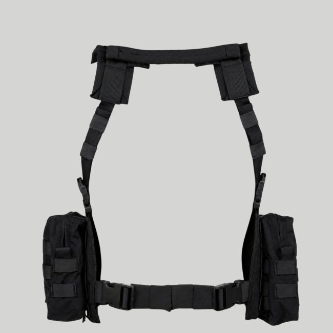 Gilet tactique de poitrine - Noir - 101 Inc