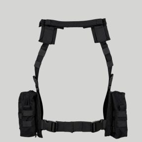 Tactisch borstvest - Zwart - 101 Inc