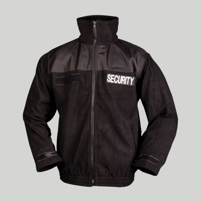 Security Fleecejacke - Schwarz - Mil-Tec