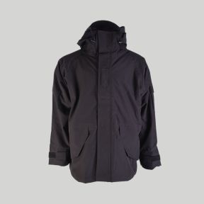 Chaqueta de lluvia con forro polar - Negro - Mil-Tec