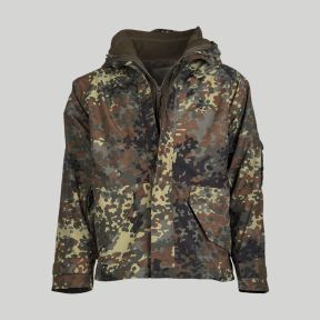 Veste de pluie avec doublure polaire - Camo BW - Mil-Tec