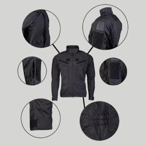 Chaqueta de combate Chimera - Negro - Mil-Tec
