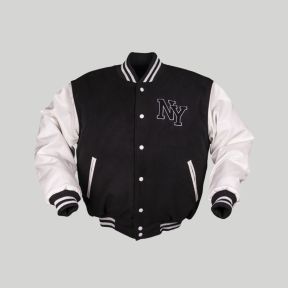 Baseball jack NY - Zwart/Wit - Mil-Tec