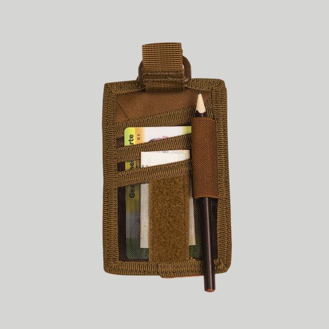 Halstuch mit Ausweishalter - Dark Coyote - Mil-Tec