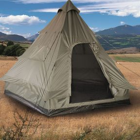 Namiot piramidowy Tipi - Zielony Oliwkowy - Mil-Tec