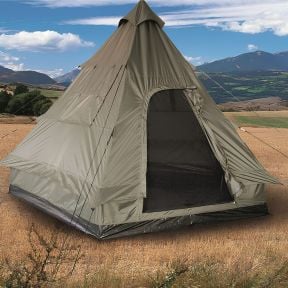 Tente pyramide Tipi - Vert Olive - Mil-Tec