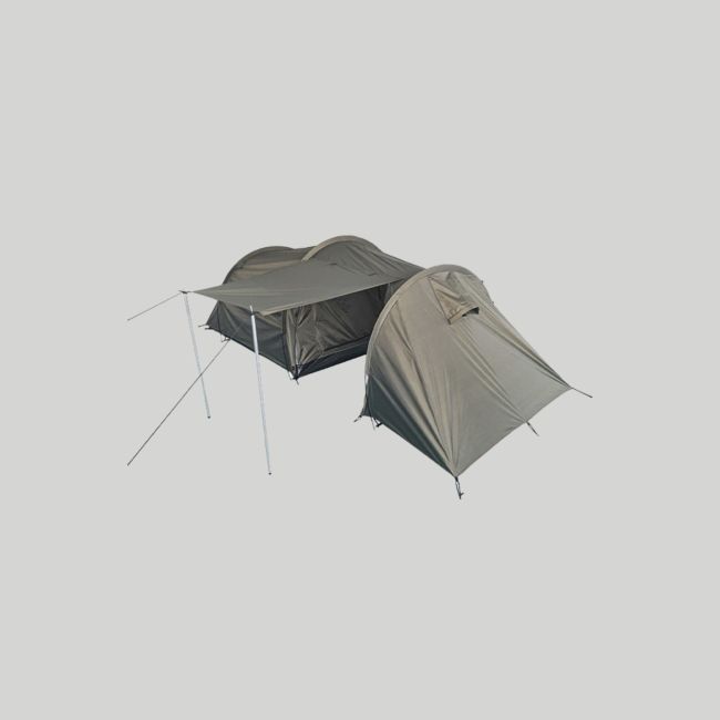 Tenda 2 persone con spazio di stivaggio - Verde Oliva - Mil-Tec