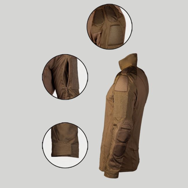 Camisa de combate Chimera - Coyote Oscuro - Mil-Tec