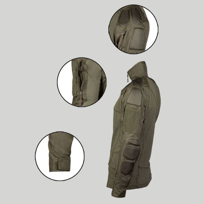 Chemise de combat Chimera - Vert Olive - Mil-Tec