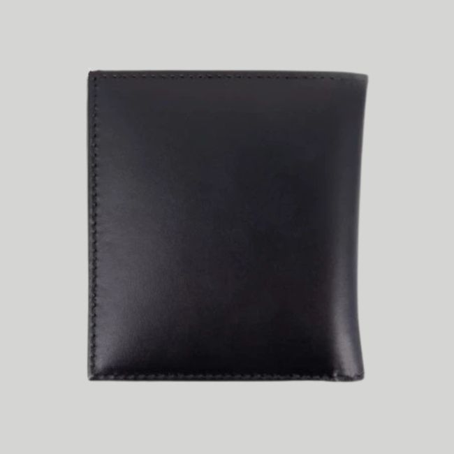 Porta tessere in pelle con alloggiamento per grado e medaglia - Nero - GK