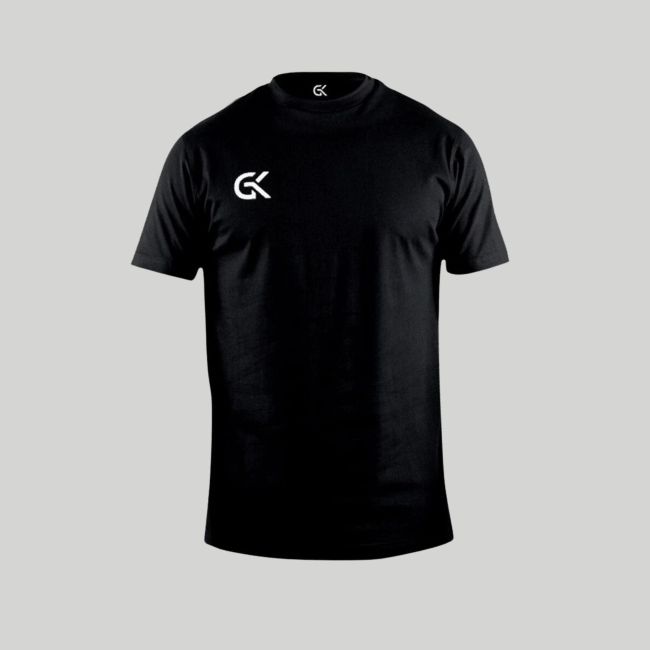 T-shirt com logótipo - Preto - GK