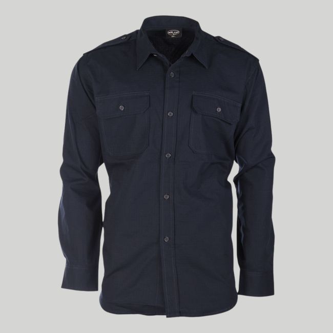 Ripstop overhemd - Donkerblauw - Mil-Tec