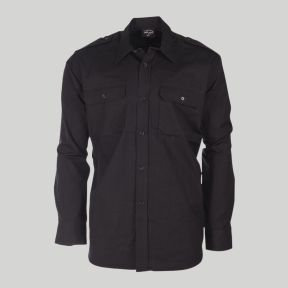 Ripstop overhemd - Zwart - Mil-Tec