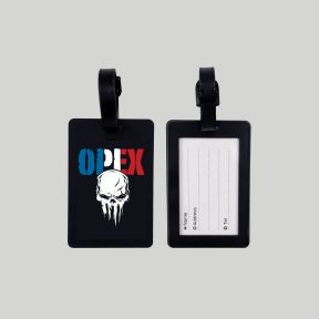 Etiquette Bagage "OPEX BBR" en Rubber 10 x 6,5 cm - Opex