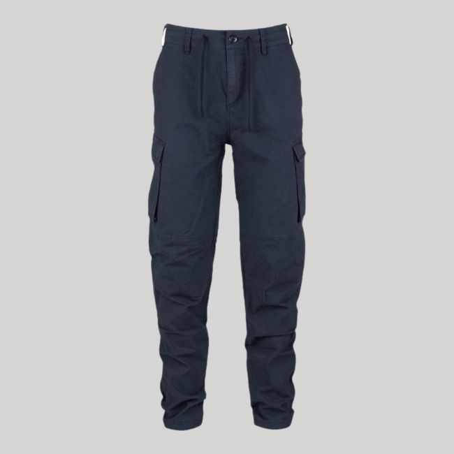 Calças BDU extensíveis em ripstop corte slim - Azul Marinho - Fostex Garments