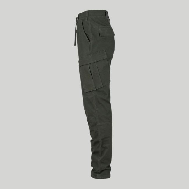 Pantalón BDU extensible en ripstop corte slim - Verde - Fostex Garments
