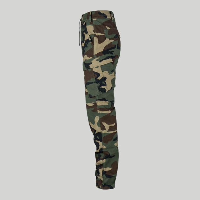 Pantalón BDU extensible en ripstop corte slim - Woodland - Fostex Garments
