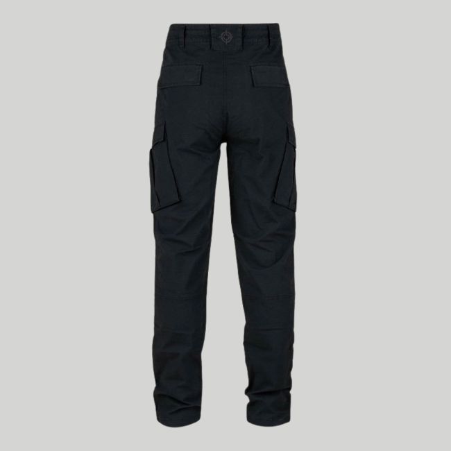 Pantaloni BDU elasticizzati in ripstop taglio slim - Nero - Fostex Garments