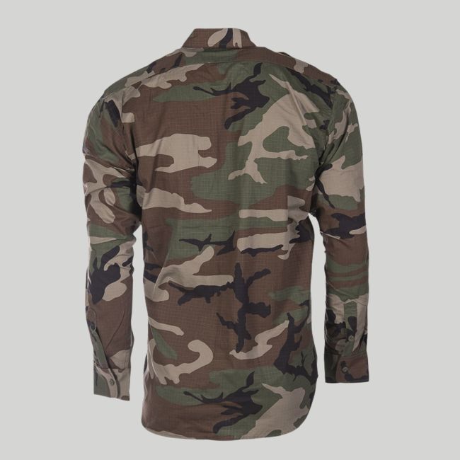 Ripstop-Hemd - Woodland - Mil-Tec