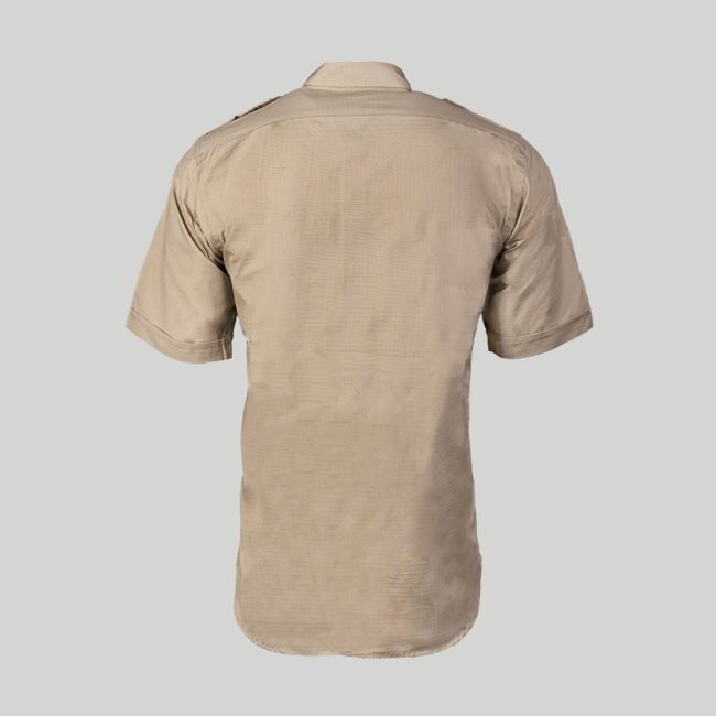 Camicia tropicale a maniche corte - Khaki - Mil-Tec