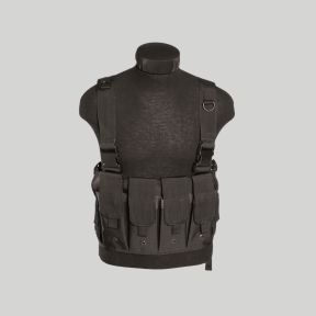 Chest-rig porta-carregadores - Preto - Mil-Tec