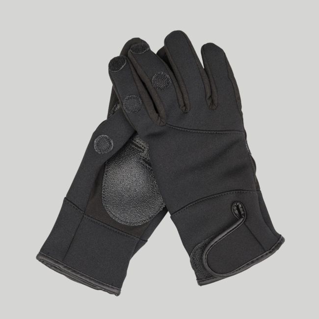 Luvas de tiro em neoprene/amaro - Preto - Mil-Tec