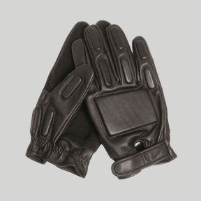Luvas em couro - Preto - Mil-Tec