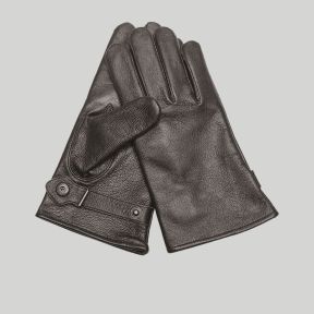 Ziegenlederhandschuhe mit Baumwolle BW-Futter - Schwarz - Mil-Tec