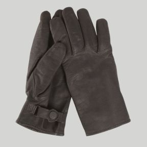 Ziegenlederhandschuhe mit Baumwolle/Polyester BW-Futter - Schwarz - Mil-Tec