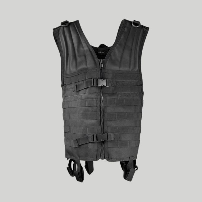 Chaleco Carrier Molle - Negro - Mil-Tec