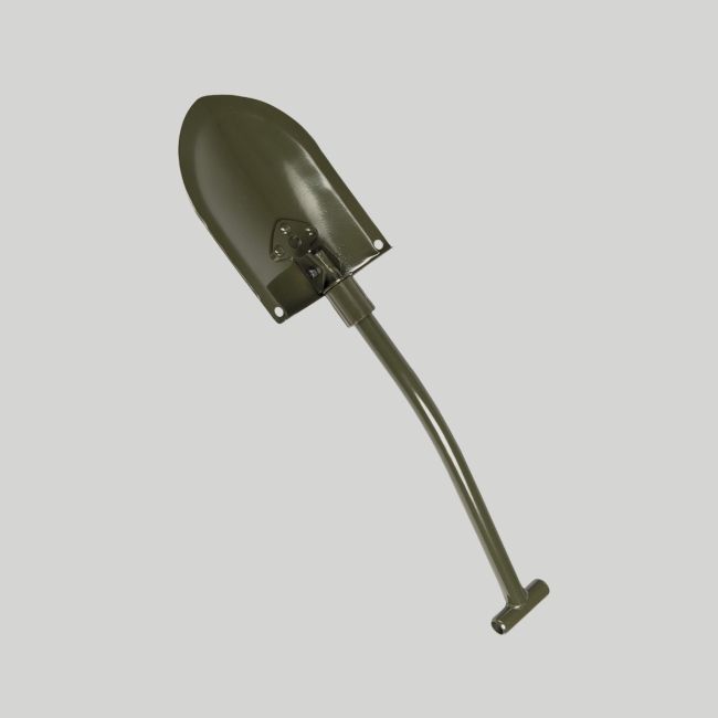 Schwedischer Stahlspaten - Oliv Grün - Mil-Tec