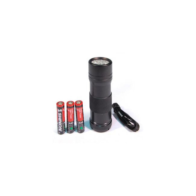 Latarka 12 Led (3AAA) czarna - Miltec