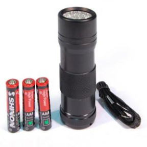 Lampe torche 12 Led (3AAA) noire - Miltec