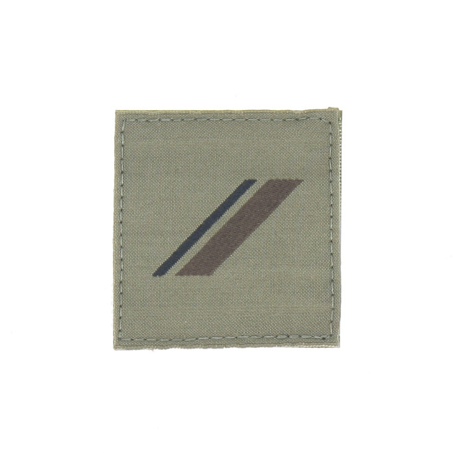 Insigne Militaire Basse Visibilité Galon ADT Caporal Basse Visibilité Kaki - Accessoire Militaire Galon Armée