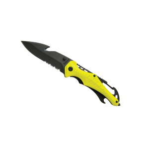 Cuchillo de seguridad EMERGENCY amarillo fluorescente - Baladéo