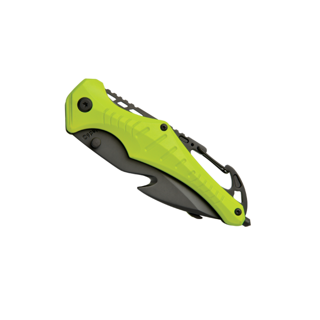 Couteau de sécurité EMERGENCY jaune fluo - Baladéo