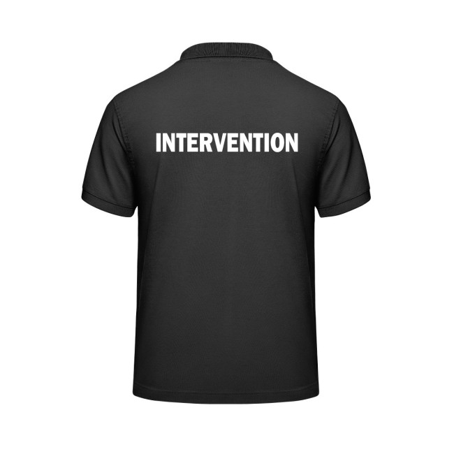 Polo INTERVENTION czarne - Vetsecurite